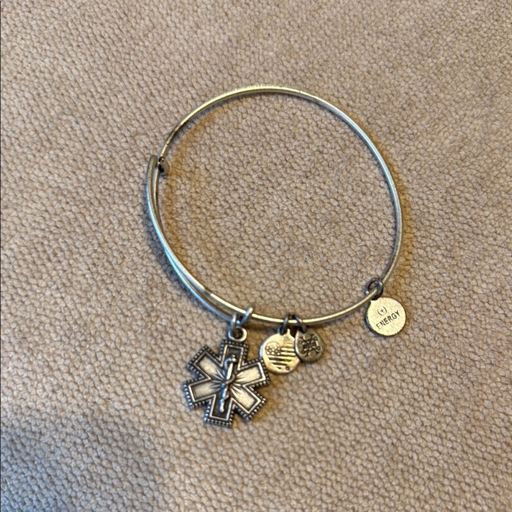 Alex and Ani Silver Charm Bracelet